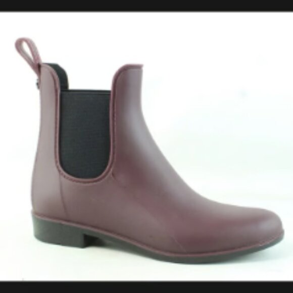 Sam Edelman Tinsley Sangria Matte Rain Boots - Picture 3 of 10